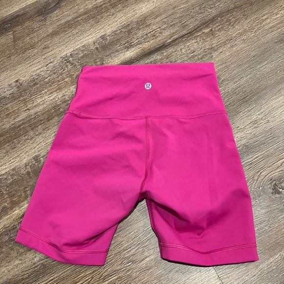 Lululemon Wunder Train High-Rise Biker Short 6" Size 4 - Picture 2 of 4